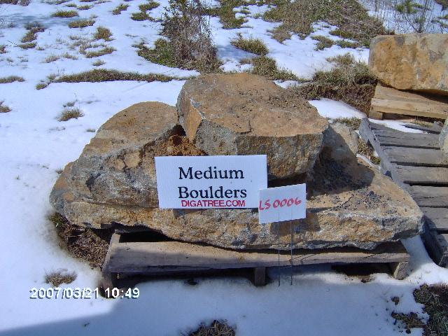 Medium Boulders #LS0006...$100 Loaded on Your Truck or We Can Arrange Shipment
