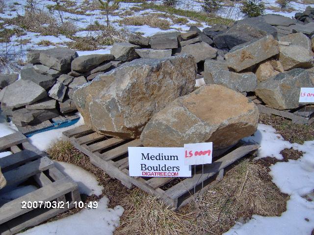 Medium Boulders #LS0009...$100 Loaded on Your Truck or We Can Arrange Shipment