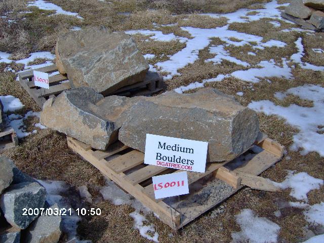Medium Boulders #LS0011...$100 Loaded on Your Truck or We Can Arrange Shipment