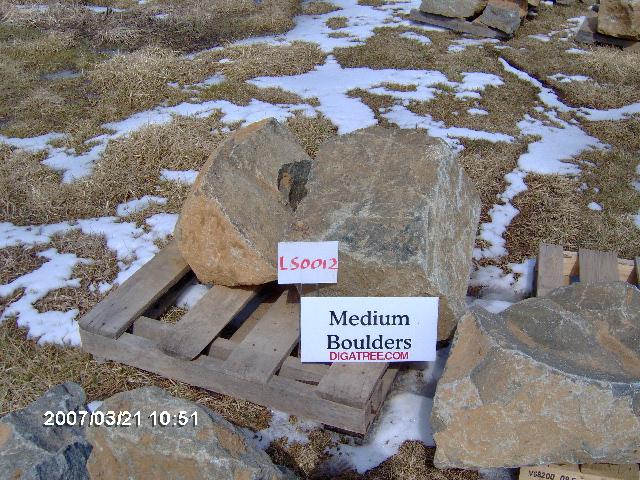 Medium Boulders #LS0012...$100 Loaded on Your Truck or We Can Arrange Shipment